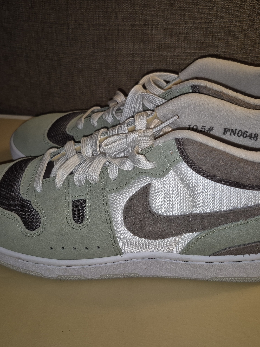 Nike Mac Attack Sneakers in Sage Green and Gray